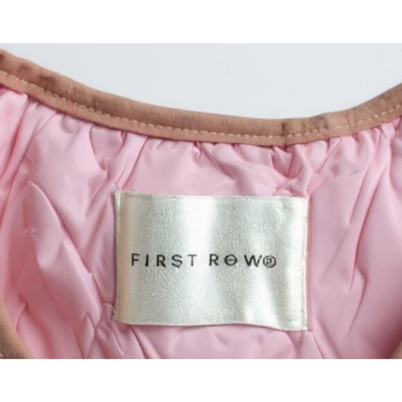 "Keep Things Simple" By First Row Denim Pink Quilted Jacket XL NWT - Picture 5 of 11